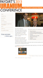 Mobile Screenshot of paydirtsuraniumconference.com